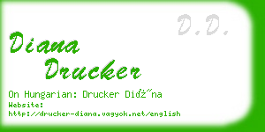 diana drucker business card